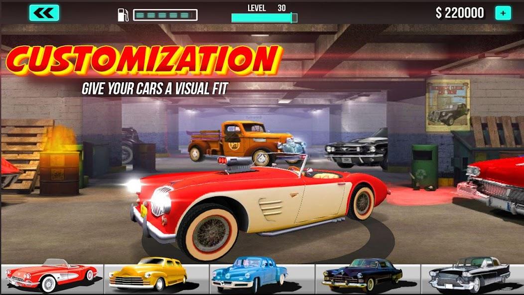 Classic Car Games Race America Mod ภาพหน้าจอ 3