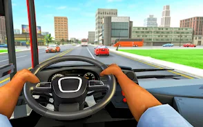 Bus Driving Sim- 3D Bus Games 螢幕截圖 1