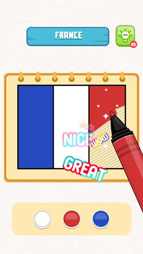 Flag Painting Puzzle Tangkapan skrin 3