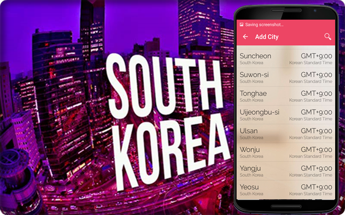 South Korea time 스크린샷 3