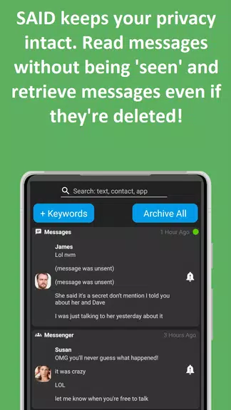SAID - Smart Alerts Tangkapan skrin 3