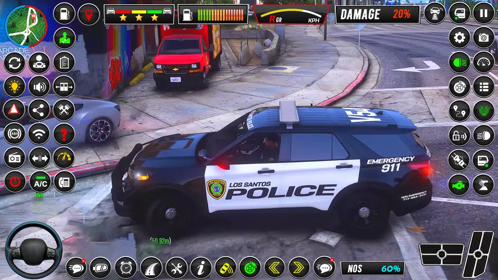 US Police Chase: Cop Car Games Tangkapan skrin 2