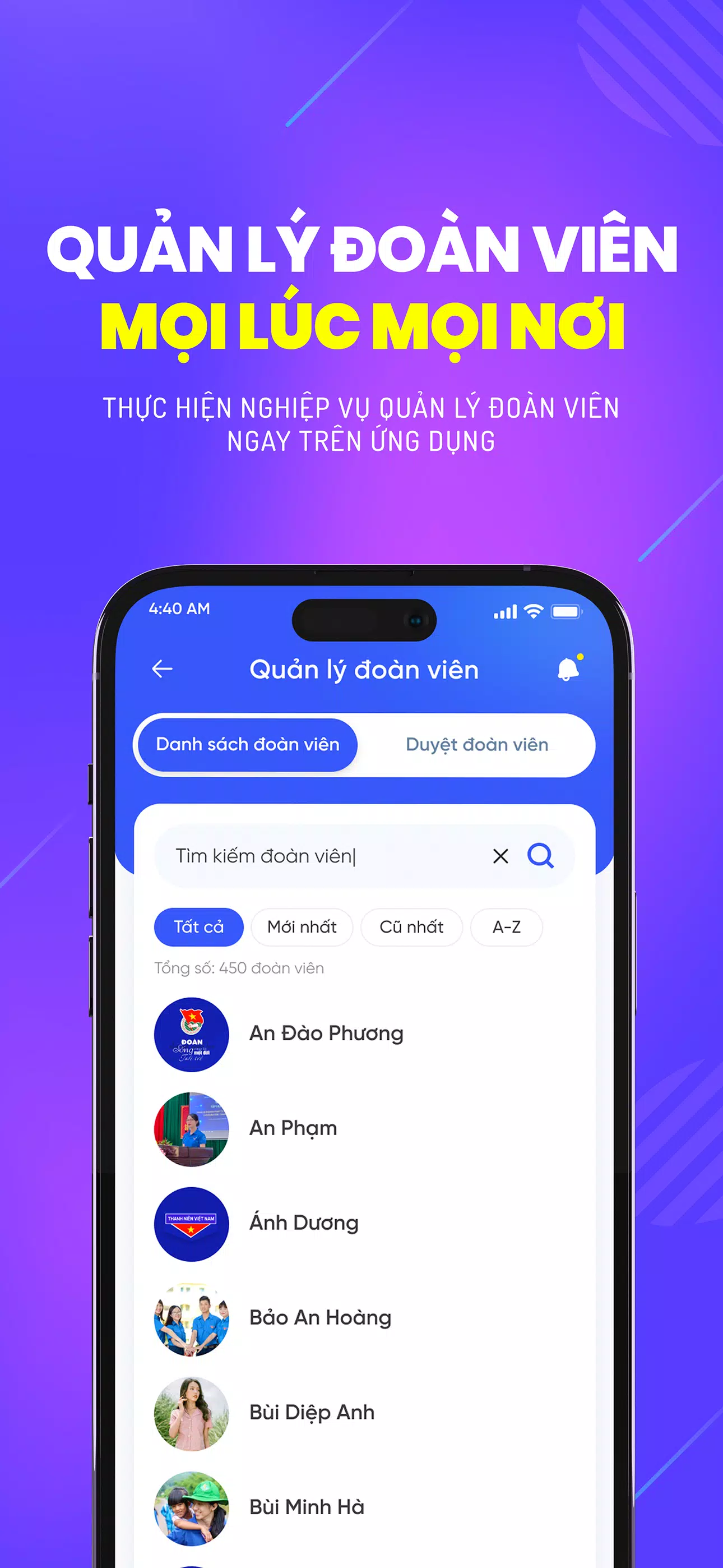 Thanh niên Việt Nam ဖန်သားပြင်ဓာတ်ပုံ 3