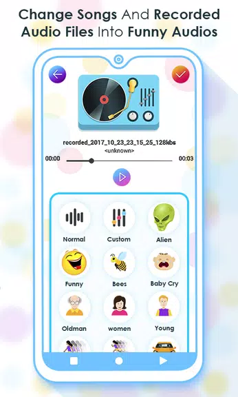 Voice Changer - Funny Recorder Screenshot 3