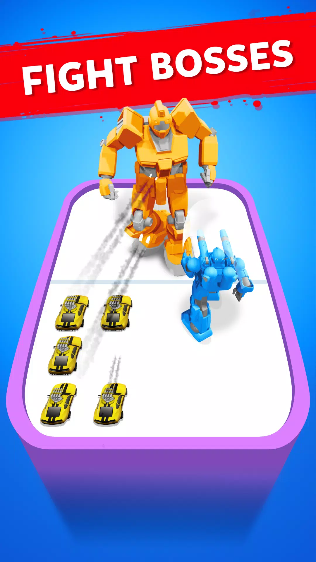 Robot Merge Master: Car Games Captura de tela 2