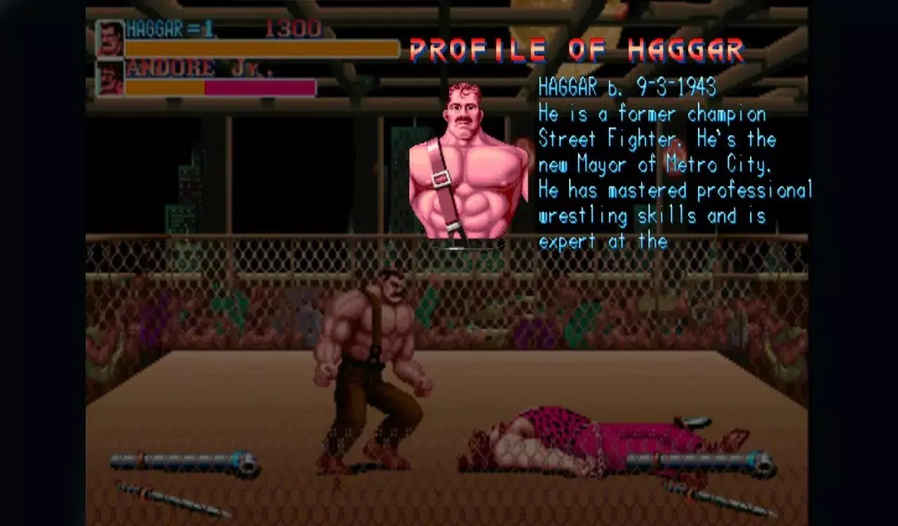 Final fight arcade game 1989 ภาพหน้าจอ 2