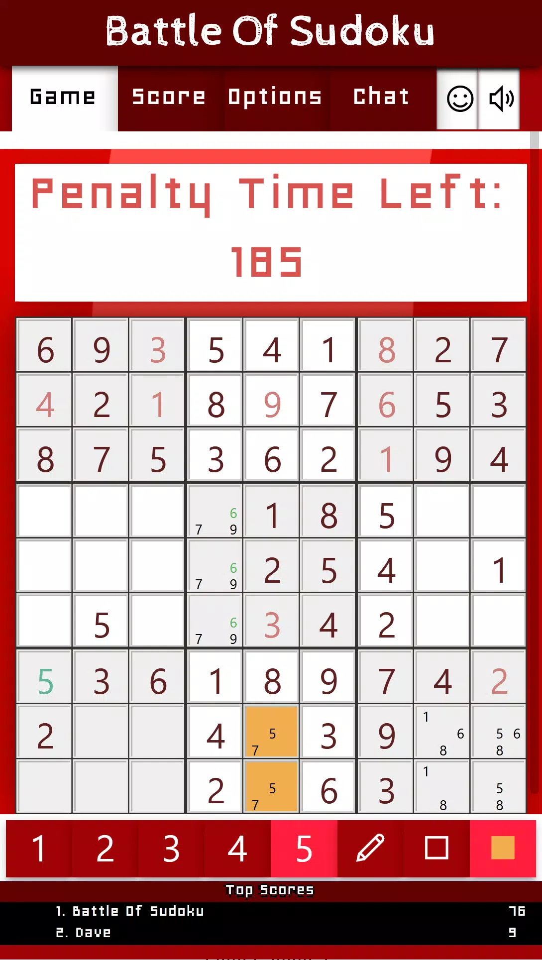 Battle Of Sudoku Zrzut ekranu 2