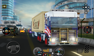 Euro Truck Transport Cargo Sim Schermafbeelding 2