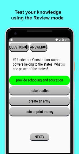 US Citizenship Test 2024 螢幕截圖 2