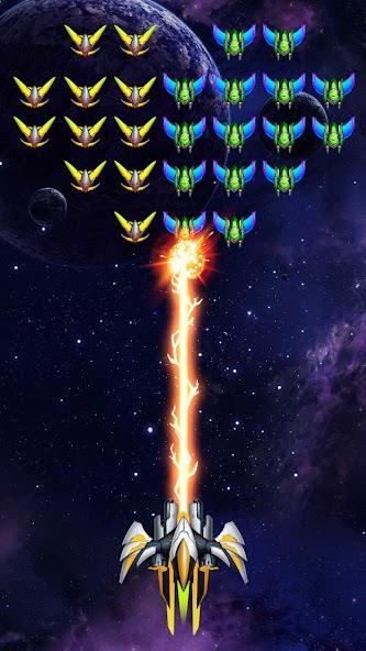 Galaxy Invader: Alien Shooting Mod Ekran Görüntüsü 1