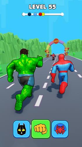 Superhero Transform Shift Game 螢幕截圖 2