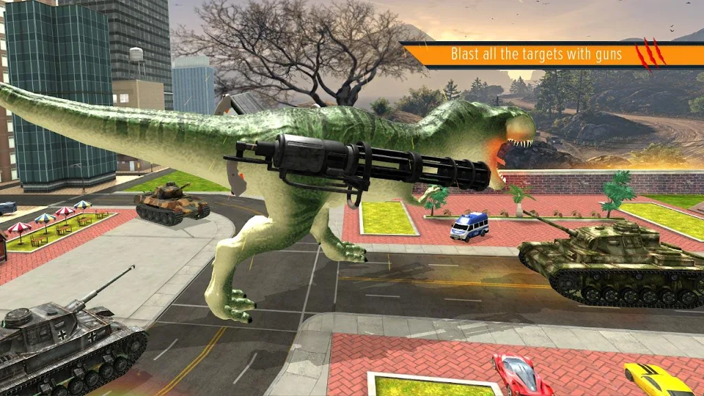 Dinosaur Battle Simulator Captura de pantalla 2