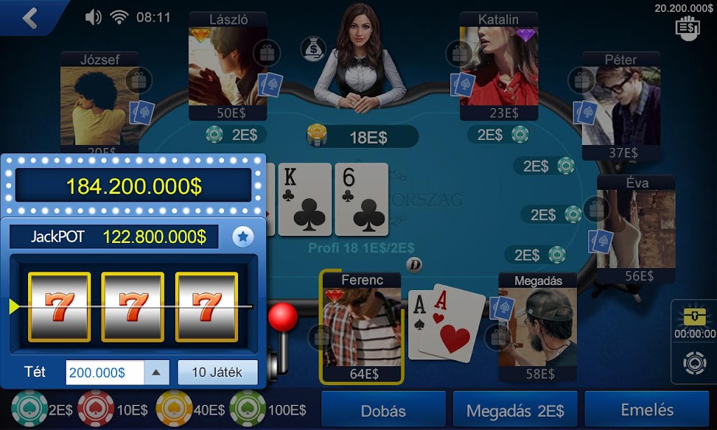 Póker Magyarország Captura de pantalla 2