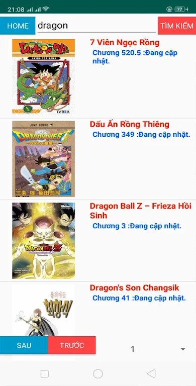 Truyen tranh online 3.0 Captura de tela 3