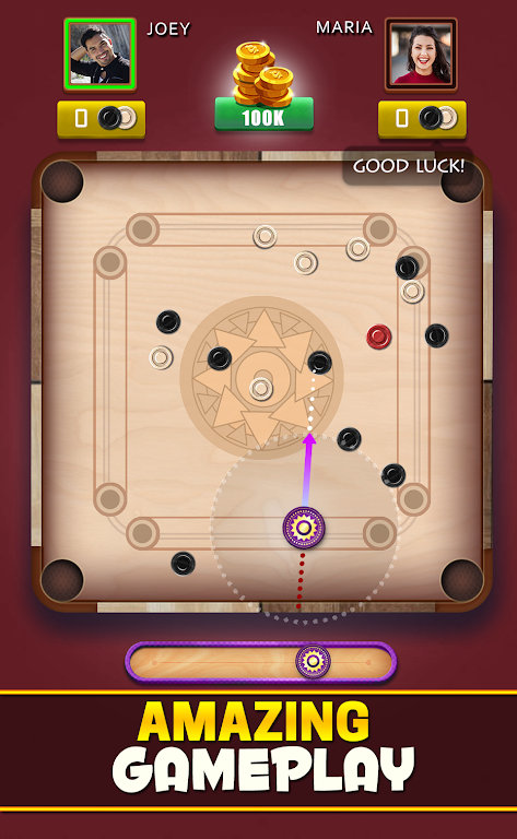 Carrom Master: Board Disc Pool Zrzut ekranu 0