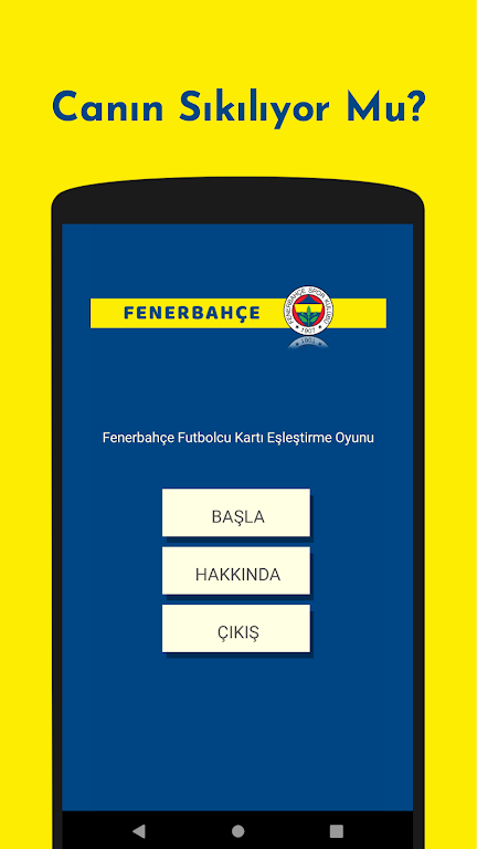Fenerbahçe Futbolcu Kart Eşleştirme Oyunu 螢幕截圖 0