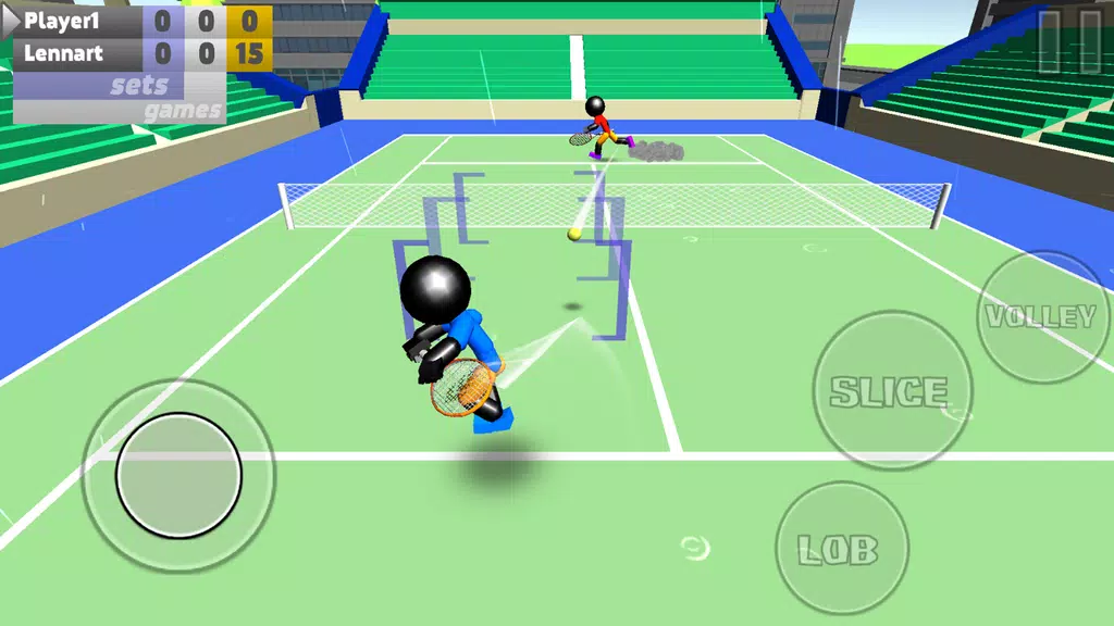 Stickman 3D Tennis 螢幕截圖 2