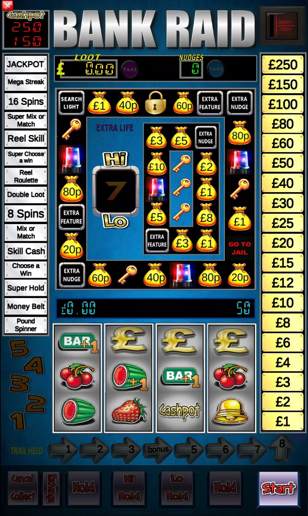 Fruit Machine Arcade Schermafbeelding 1