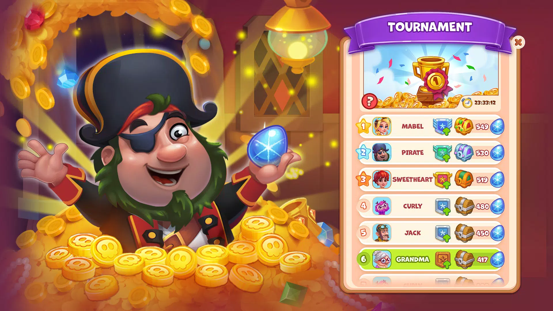 Pirate Treasures স্ক্রিনশট 1