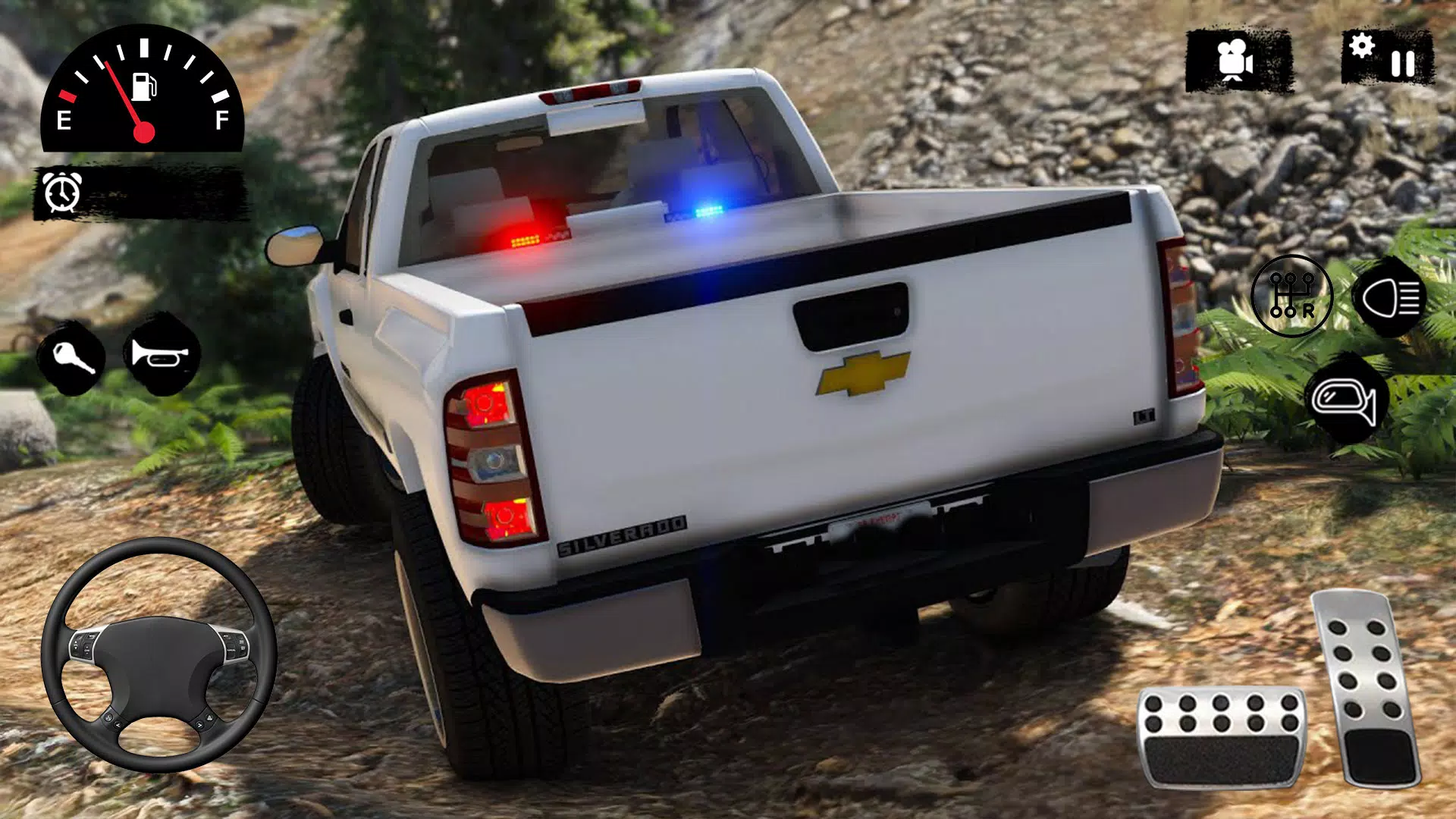 Offroad Police Truck Drive 3D Ảnh chụp màn hình 0