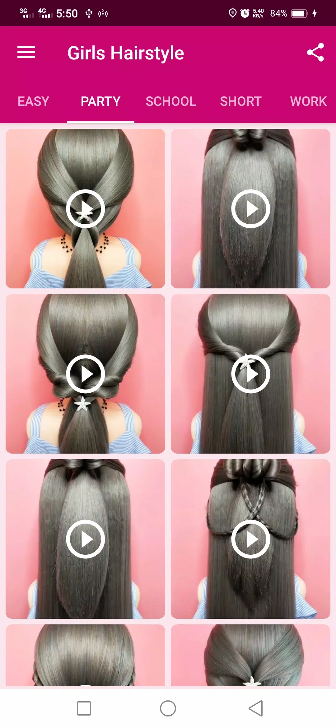 Schermata Girls Hairstyle 1