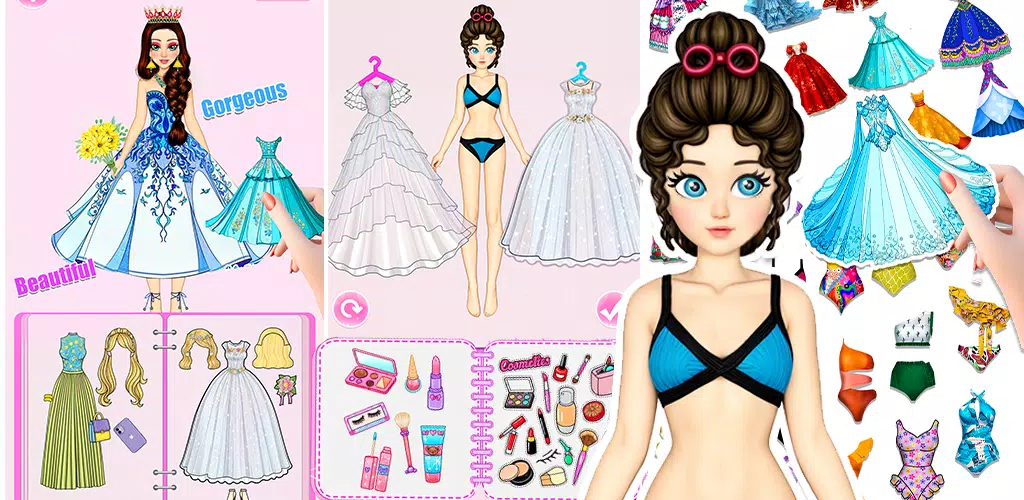 Paper Doll: Dress Up DIY Game Capture d'écran 0