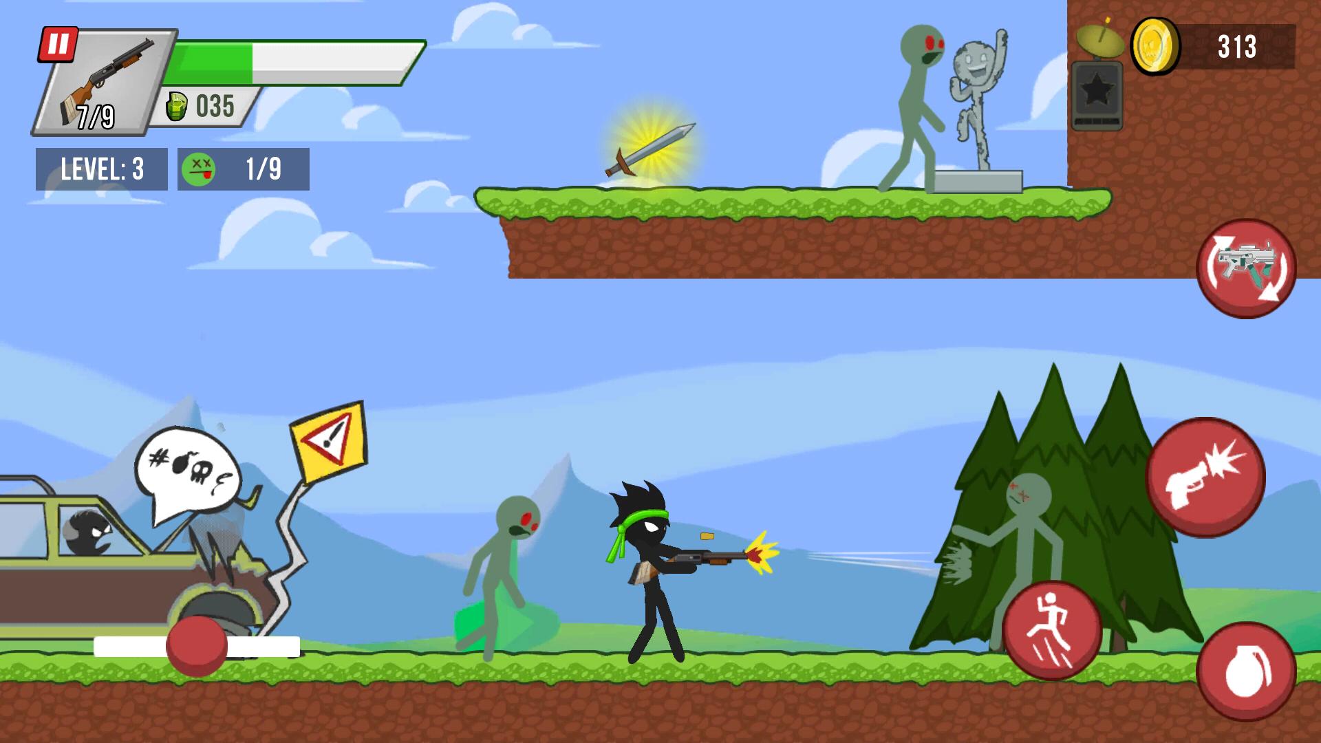 Stick vs Zombies 螢幕截圖 0