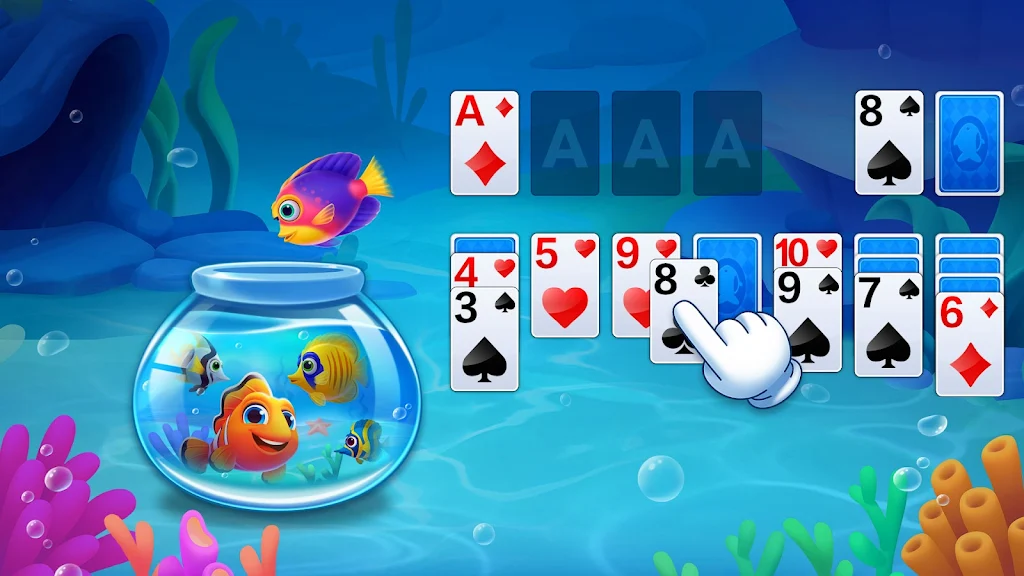Solitaire Fish 2024 স্ক্রিনশট 1