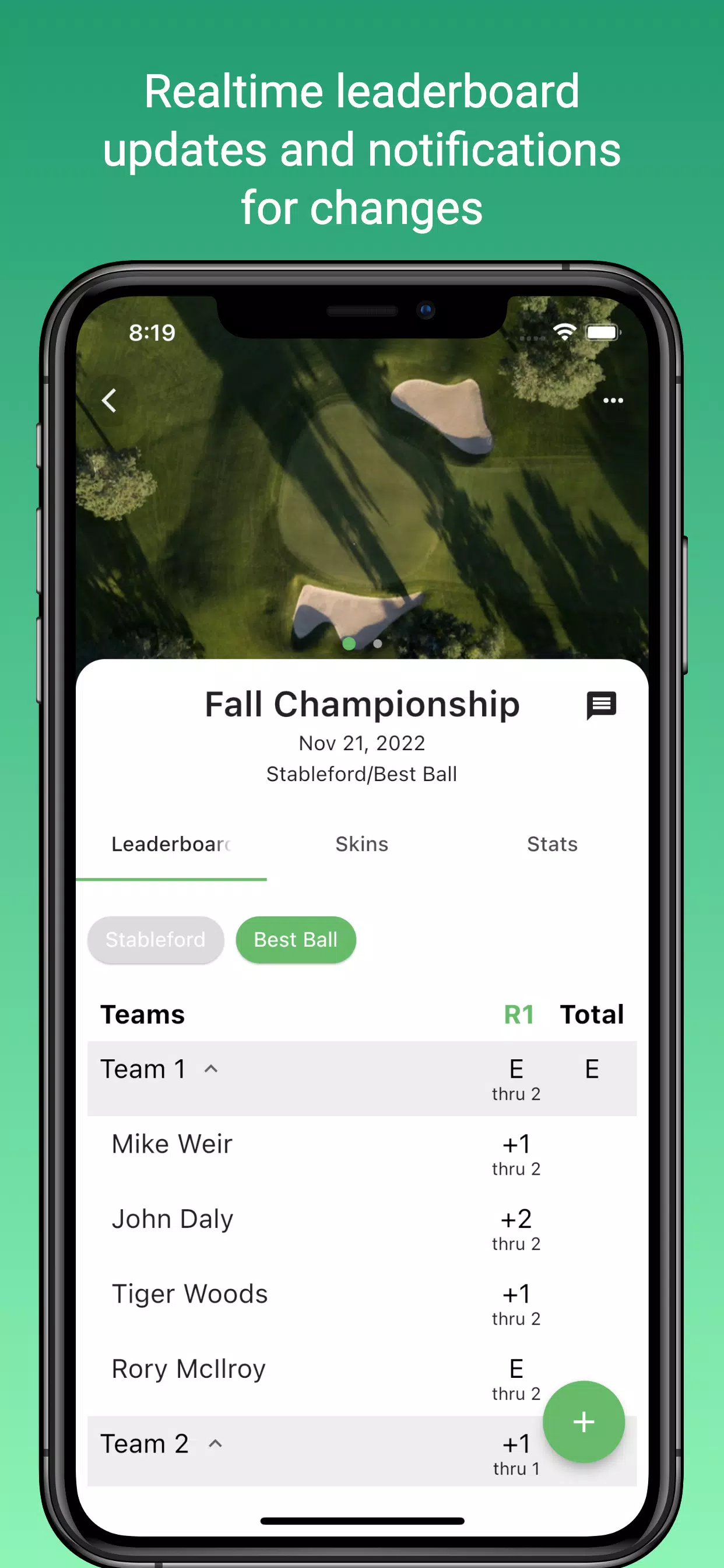 Squabbit - Golf Tournament App Capture d'écran 2