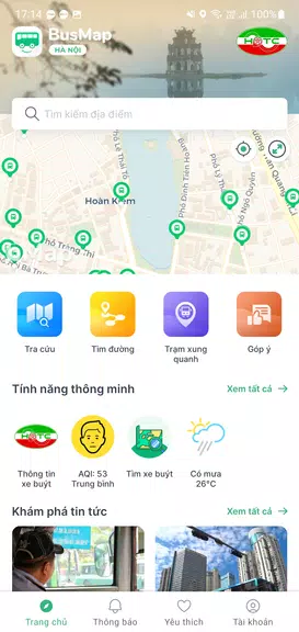 Schermata BusMap Hà Nội 1