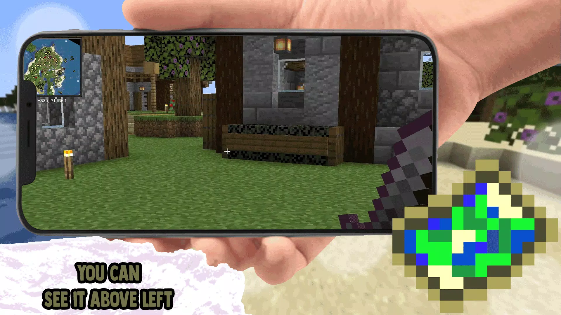 Minimap Mod Addons for MCPE Ekran Görüntüsü 0