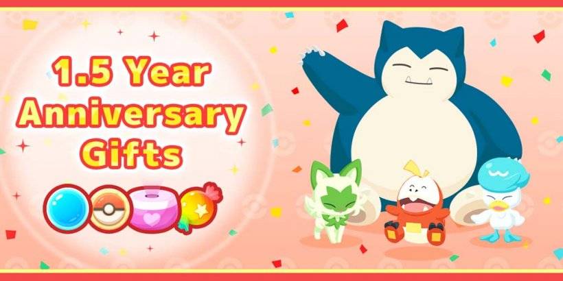 ポケモンスリープは、4月まで眠そうな研究者に1.5周年記念ギフトを与えています