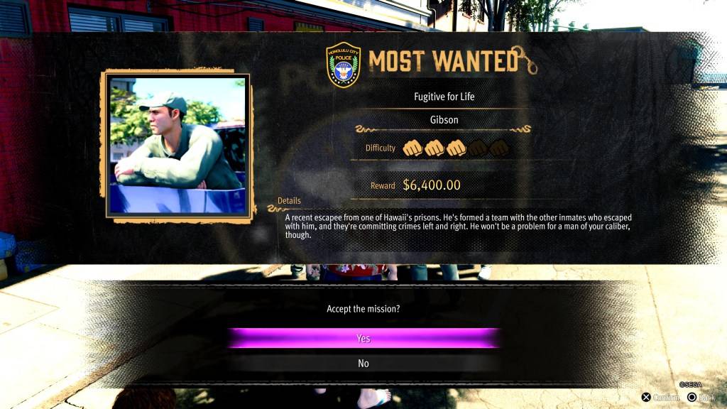 The bounty screen to get funds fast in Like a Dragon: Infinite Wealth