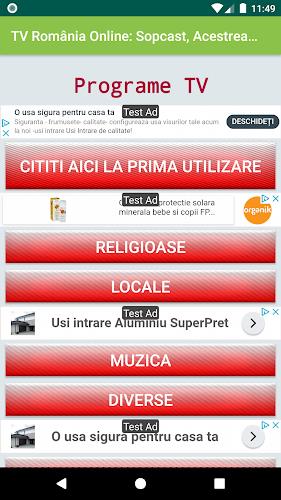 TV Romania Online: Programe TV Screenshot 0