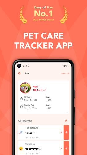 Pet Care Tracker - PetNote Ảnh chụp màn hình 0