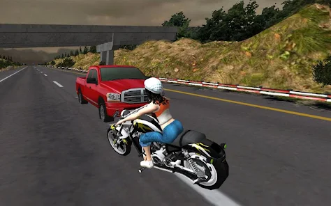 Racing Girl 3D Screenshot 1