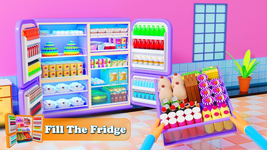 Fill The Fridge Organizer Game Captura de tela 0