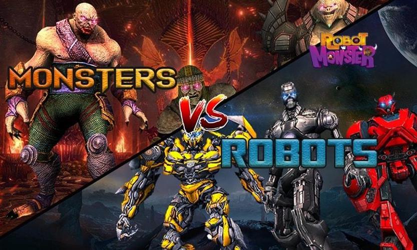 Monster vs Robot Extreme Fight Captura de pantalla 2