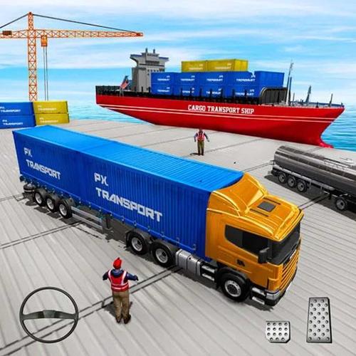 Cargo Transport Truck Driving ภาพหน้าจอ 0