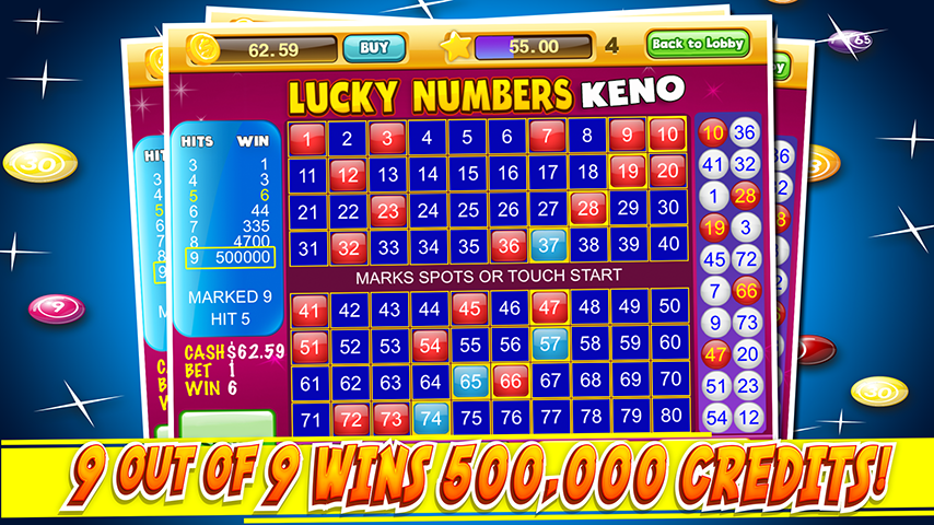 Las Vegas Keno Numbers Free Tangkapan skrin 2