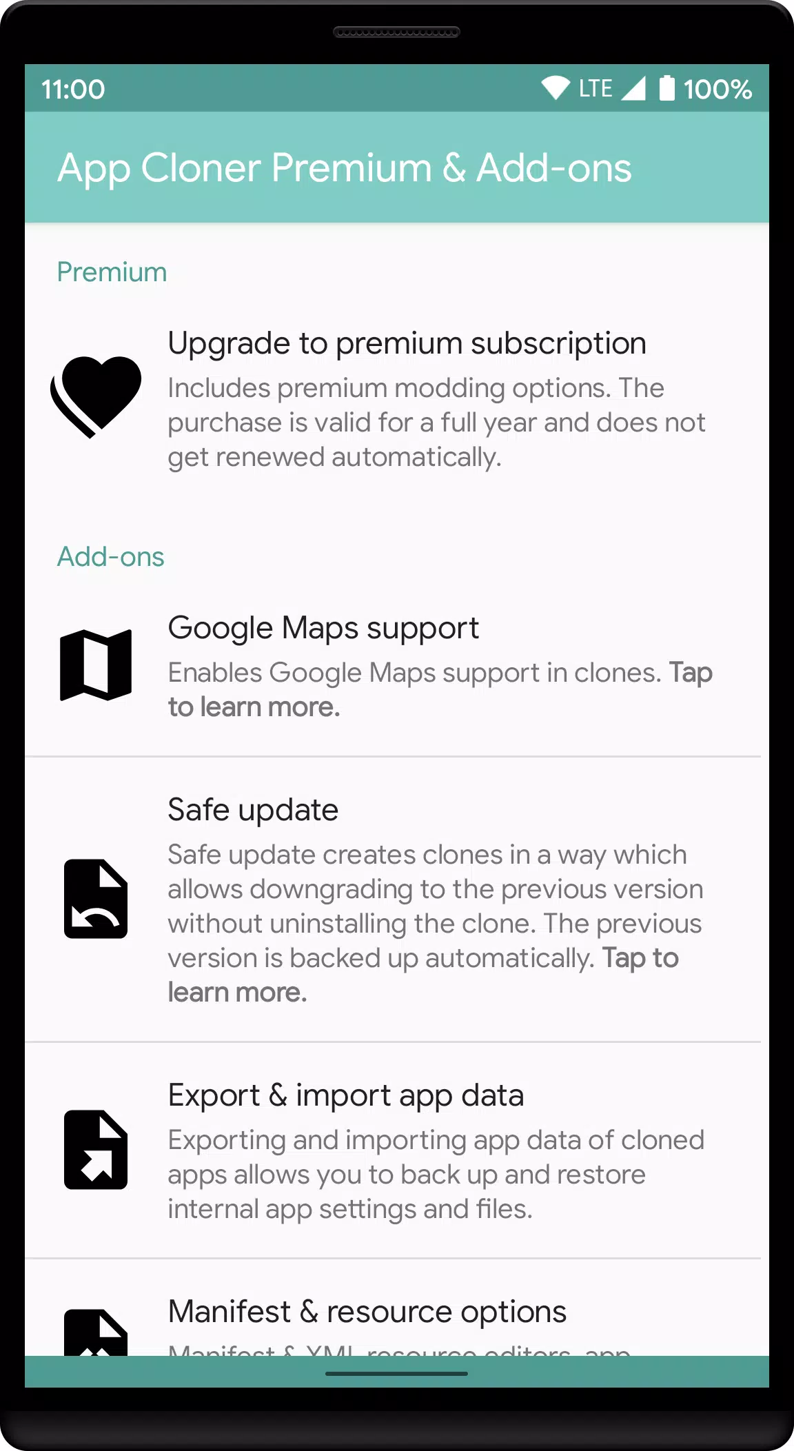 App Cloner Premium & Add-ons 螢幕截圖 0