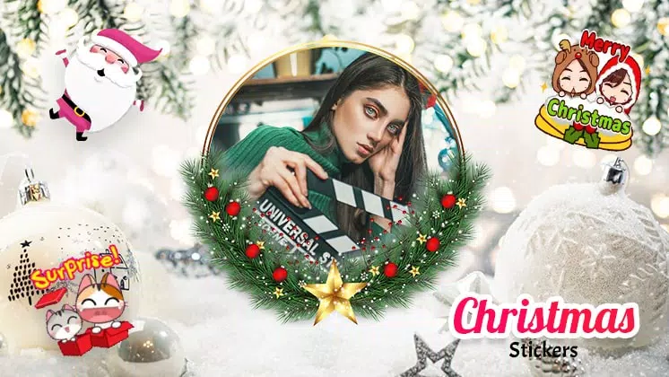 Christmas Photo Frames, Editor ภาพหน้าจอ 1