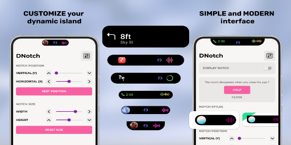 Dynamic Island - OS Notch Скриншот 2