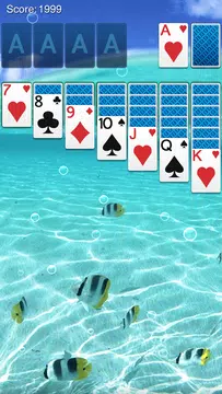 Solitaire: Ocean Blue Captura de tela 0