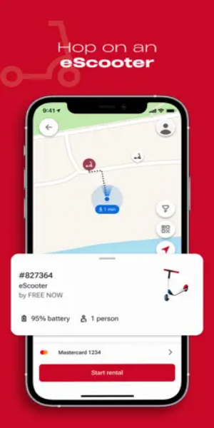 FREENOW - Mobility Super App Zrzut ekranu 1