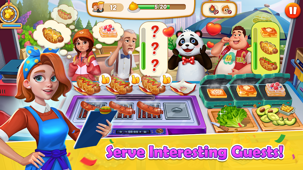 Rita’s Food Truck:Cooking Game Mod Captura de pantalla 2
