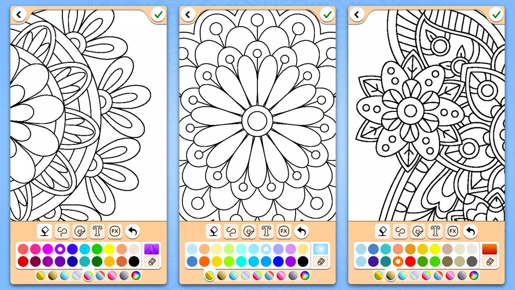 Mandala Coloring Pages Ekran Görüntüsü 0
