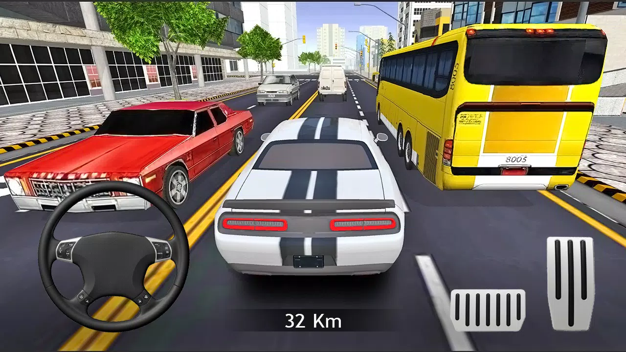 Traffic And Car Driving - Sim Tangkapan skrin 3