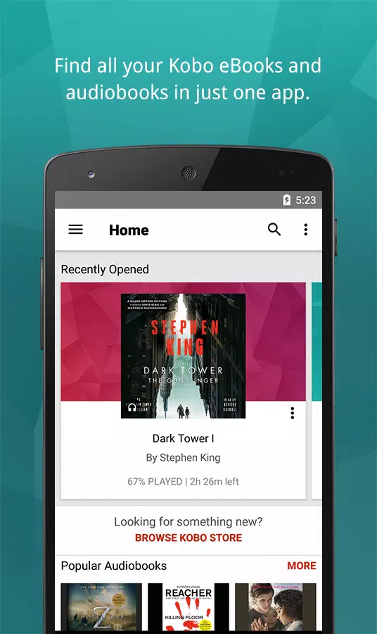 Ler livros digitais Kobo Books Captura de tela 1