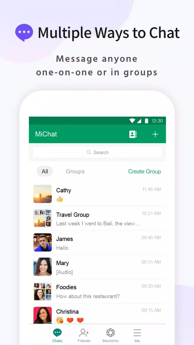 MiChat Lite-Chat, Make Friends Captura de tela 0